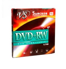 VS DVD+RW 4,7 GB 4x конверт/5