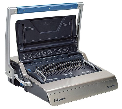 Fellowes Переплетчик GALAXY FS-5622001 {перфорирует до 28 листов, сшивает - 500 л.}