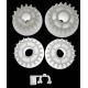 Комплект шестерён термоузла HP LJ P3005/M3027/M3035 (RU5-0956+RU5-0957+RU5-0958+RU5-0959) (CB414-67923/RM2-3901) OEM