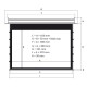 Kauber InCeiling Tensioned BT Cinema  131" 16:9 163x290 см. CLV