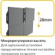 Digis DSM-P0380 выдвижной для панелей 43"-70", VESA макс. 600х400мм, до 70кг, микрорегулировки. Микрорегулировки выноса, высоты, горизонтали, наклона, поворота и уровня