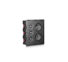 Встраиваемая акустическая система M&K Sound IW150 в корпусе. Металлический прямоугольный гриль под покраску. Цвет: Белый.