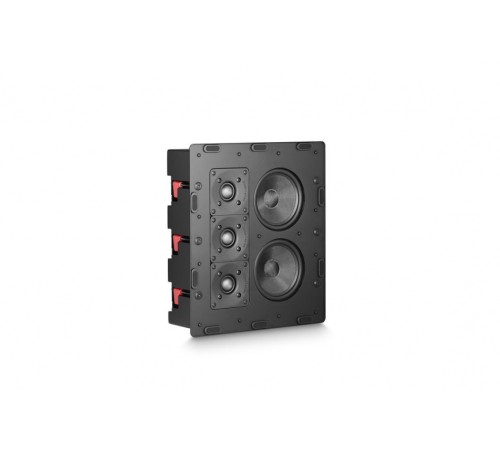 Встраиваемая акустическая система M&K Sound IW150 в корпусе. Металлический прямоугольный гриль под покраску. Цвет: Белый.