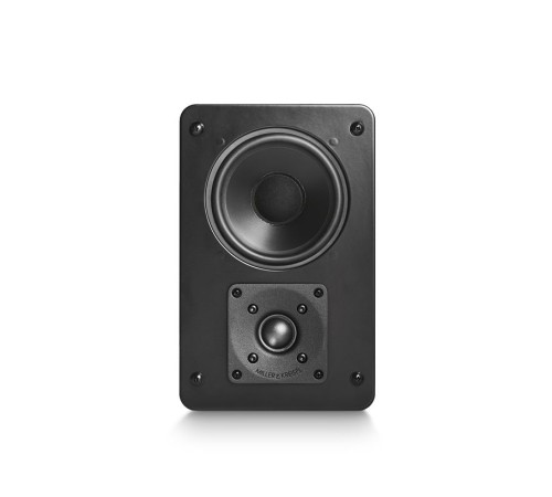 Встраиваемая акустическая система M&K Sound IW85. Металлический квадратный гриль под покраску. Цвет: Белый