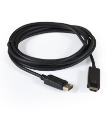 Exegate EX284917RUS Кабель DisplayPort-HDMI ExeGate EX-CC-DP-HDMI-3.0 (20M/19M, 3м, экран)