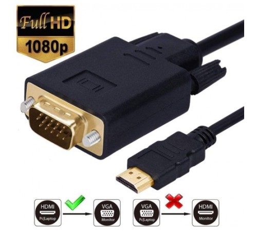KS-is KS-441 Кабель HDMI M VGA M full (с чипом) черно-черный 1.8м KS-is KS-441 Кабель HDMI M VGA M full (с чипом) черно-черный 1.8м
