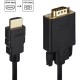 KS-is KS-441 Кабель HDMI M VGA M full (с чипом) черно-черный 1.8м
