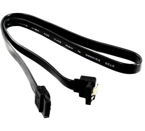5bites SATA3-7PL50A(BK) Кабель  Serial ATA V3.0, 6Гбит/с, защелка, 0.50м