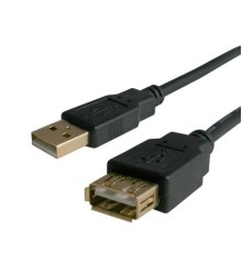 Bion Кабель удлинительный USB 2.0 A-A (m-f), 3м, черный [BXP-CCP-USB2-AMAF-030]