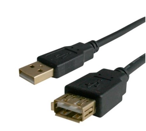 Bion Кабель удлинительный USB 2.0 A-A (m-f), 3м, черный [BXP-CCP-USB2-AMAF-030]