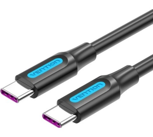 Кабель Vention USB 2.0 CM/CM 5А PD100W - 1м. Черный Vention COTBF