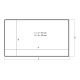 Kauber Frame Lite Velvet Cinema 136" 16:9 169x300  White Ice
