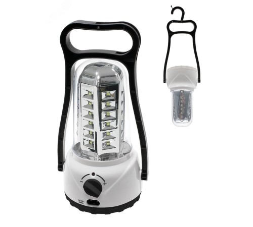 Фонарь кемпинговый аккумуляторный, 36 SMD LED, аккум. 4V 2Ah, 280Лм, 4-10 часов