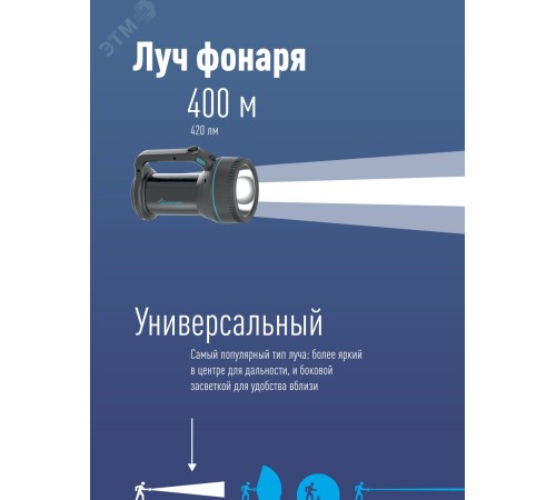 Прожектор Космос KOCACCU367W серый 7Вт лам.:светодиод.x1
