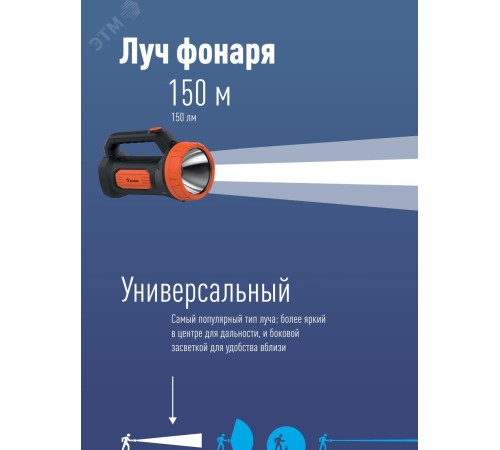 Прожектор Космос KOCACCU9103W черный/красный 3Вт лам.:светодиод.