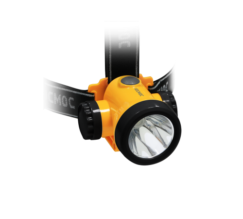 Фонарь налобный Космос желтый 1Вт лам.:светодиод. (KOCH3WLI-ON)