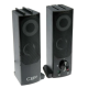 CBR CMS 514L Black, Акустическая система 2.0, питание USB, 2х3 Вт (6 Вт RMS), пластик, RGB-подсветка, конструкция-транформер, 3.5 мм лин. стереовход, регул. громк., длина кабеля 1,3 м, цвет чёрный