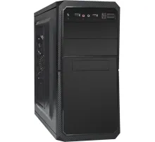 Exegate EX284023RUS Корпус Minitower BA-202 Black, mATX, <AA500, 80mm>, 2*USB, Audio