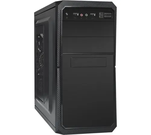 Exegate EX284023RUS Корпус Minitower BA-202 Black, mATX, <AA500, 80mm>, 2*USB, Audio