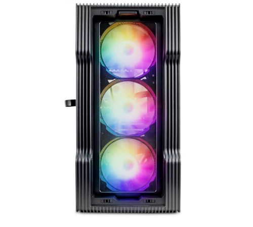 1STPLAYER Корпус TRILOBITE T3-G Black / mATX, TG / 4x 120mm LED fans inc. / T3-G-BK-4F1