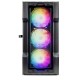 1STPLAYER Корпус TRILOBITE T3-G Black / mATX, TG / 4x 120mm LED fans inc. / T3-G-BK-4F1
