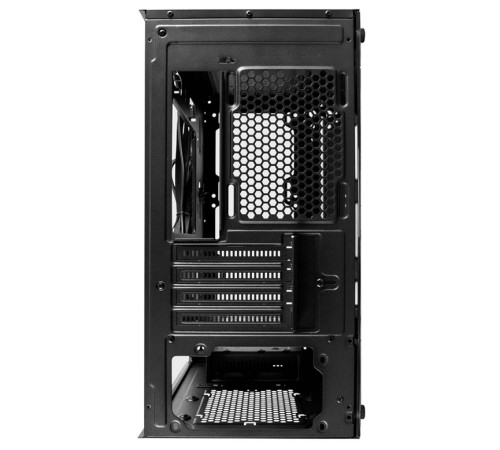 1STPLAYER Корпус TRILOBITE T3-G Black / mATX, TG / 4x 120mm LED fans inc. / T3-G-BK-4F1
