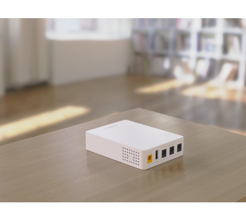 Мини ИБП. Вход DC 12V/2.0A; независимый выход 12V, 9V, 5V DC, с USB 5V/2.1A, MARSRIVA