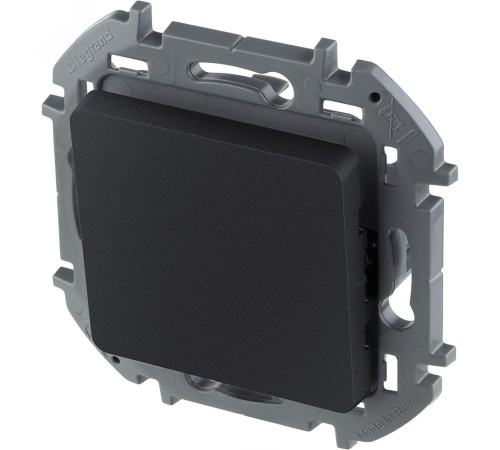 Legrand 673653 Переключатель одноклавишный - INSPIRIA - 10 AX - 250 В~ - антрацит