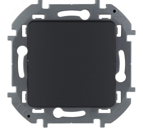 Legrand 673653 Переключатель одноклавишный - INSPIRIA - 10 AX - 250 В~ - антрацит