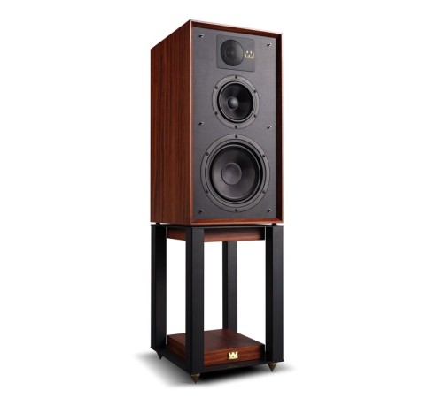 Полочная акустическая система со стойками Wharfedale 85th Anniversary Linton with stands Цвет: Красное Дерево [MAHOGANY]