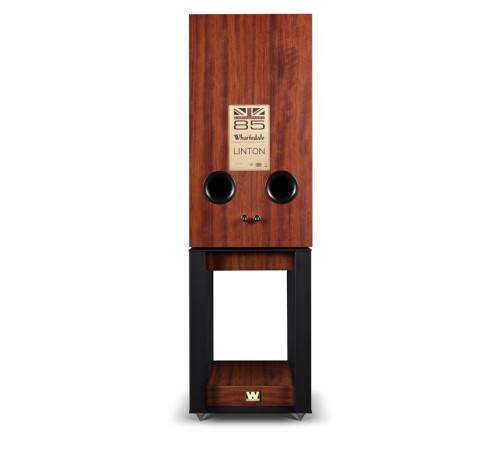 Полочная акустическая система со стойками Wharfedale 85th Anniversary Linton with stands Цвет: Красное Дерево [MAHOGANY]
