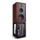 Полочная акустическая система со стойками Wharfedale 85th Anniversary Linton with stands Цвет: Красное Дерево [MAHOGANY]
