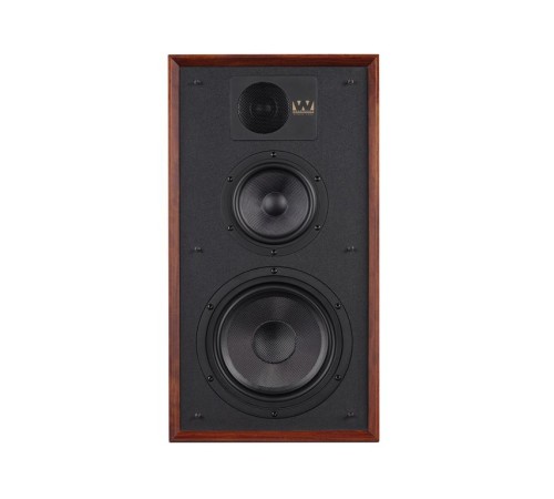 Полочная акустическая система со стойками Wharfedale 85th Anniversary Linton with stands Цвет: Красное Дерево [MAHOGANY]