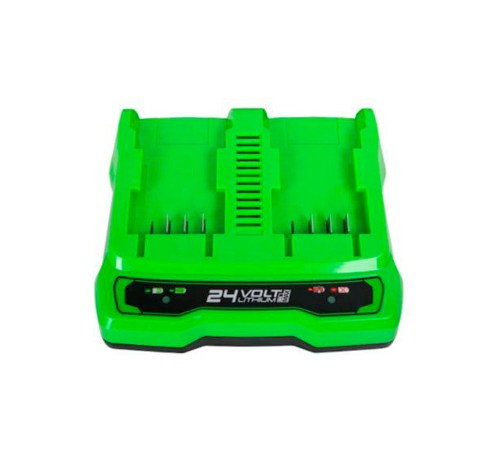 Greenworks Зарядное устройство для 2-х аккумуляторов Greenworks G24X2UC2, 24V [2931907]