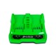 Greenworks Зарядное устройство для 2-х аккумуляторов Greenworks G24X2UC2, 24V [2931907]