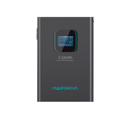 Литиевый аккумулятор LiFePO4, 25,6 В/204 Ач, новый элемент BYD, класс А MARSRIVA