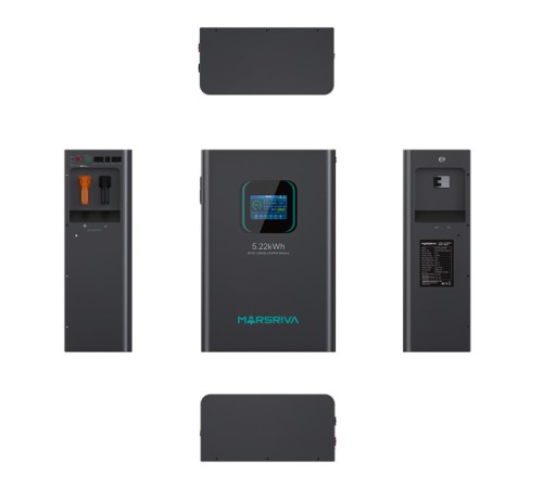 Литиевый аккумулятор LiFePO4, 25,6 В/204 Ач, новый элемент BYD, класс А MARSRIVA