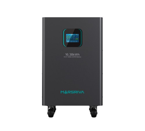 Литиевый аккумулятор LiFePO4, 51,2 В/320 Ач, новый элемент BYD, класс А MARSRIVA
