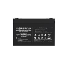 Сменный AGM аккумулятор 12 В/100 Ач, 28 кг MARSRIVA