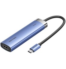 Мультифункциональный хаб Vention USB Type C 5 в 1 Vention TGESB