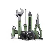 Набор ручного инструмента "Home Series Green" Deli HT0008L  8 предметов