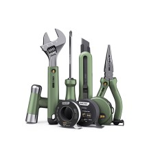 Набор ручного инструмента "Home Series Green" Deli HT0008L  8 предметов