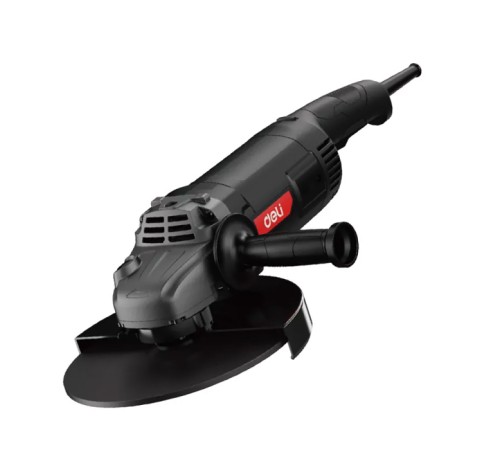 Угловая шлифмашина сетевая Deli DE-JM230-2E (2400Вт, 230мм, 6400об/мин, картон)