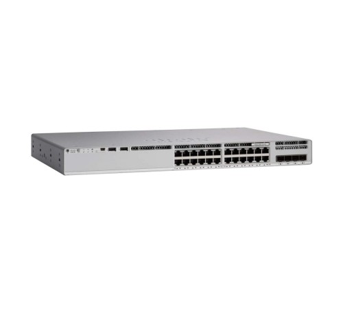 Catalyst 9300L 24-port data 1Gb copper, with fixed 4x1G SFP uplinks, PS 350W,  DNA License Network Advantage, C9300L-24T-4G-A