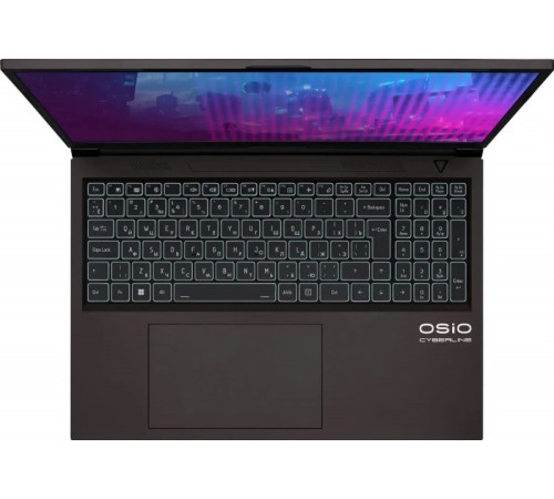 Ноутбук игровой OSIO CyberLine C160i-002 16", 2024, IPS, Intel Core i5 12600H 2.7ГГц, 12-ядерный, 16ГБ DDR4, 512ГБ SSD, NVIDIA GeForce RTX 4050 для ноутбуков - 6 ГБ