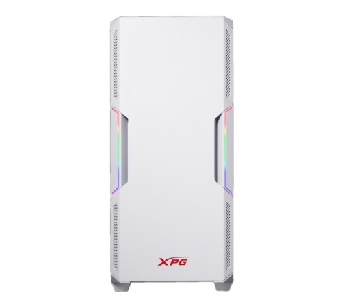 STARKER WHITE (STARKER-WHCWW) (Midi-Tower, белый, TG, 120mm ARGB fan + 120mm fan)