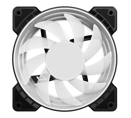 Powercase Вентилятор (M6-14-LED) 5 color LED 140 x 140 х 25 мм (100шт./кор, Molex, 900±10% об/мин) Bulk     M6-14-LED