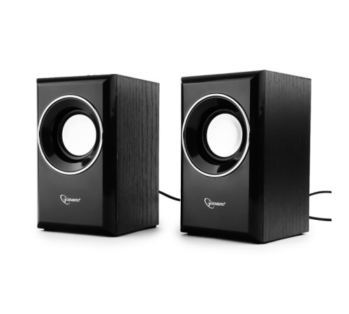 Акустич. система 2.0 Gembird SPK-204 {МДФ, черный ,2х3  Вт,USB-питание}