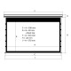 Kauber Red Label Tens BT Cinema  131" 16:9 163x290 см. дроп 40 см. Clear Vision