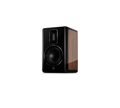 Полочные акустические системы Quad Revela 1 Цвет: Орех/Черный лак [HI-GLOSS WALNUT & BLACK]